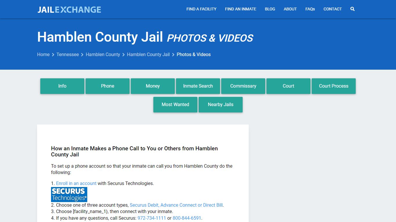 Photos & Videos - Hamblen County Jail, TN - Jail Exchange